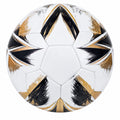 Ballon de football blanc, noir et or