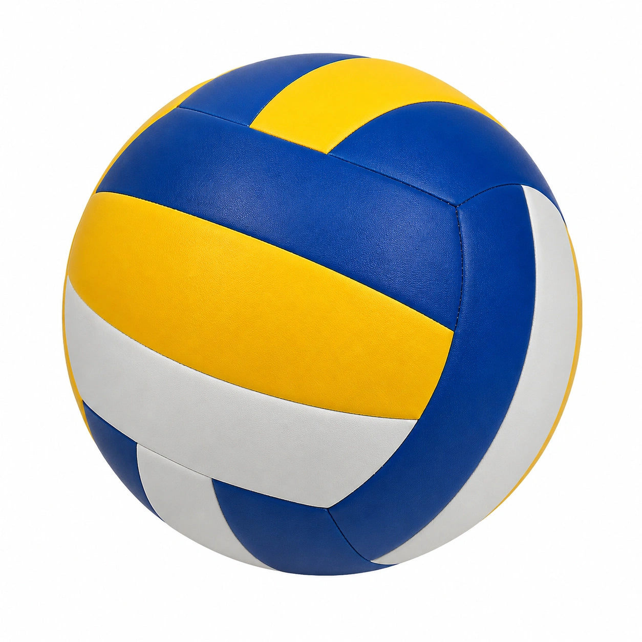 Ballon de volley haute performance bleu jaune blanc