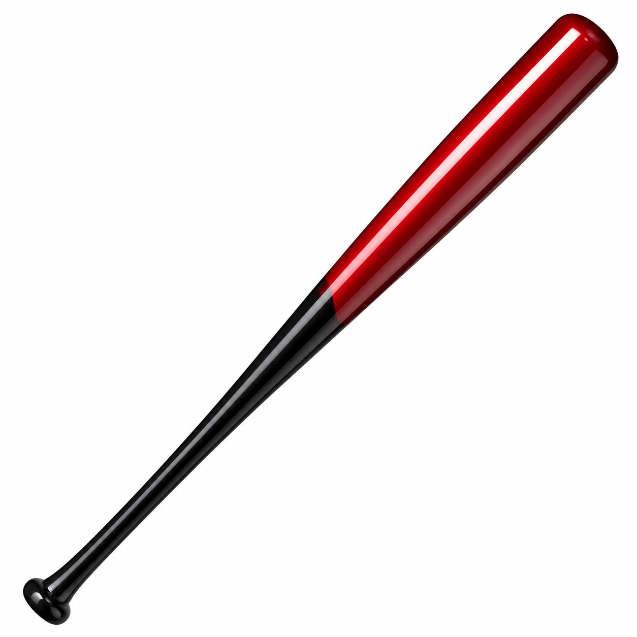Batte de baseball rouge et noir