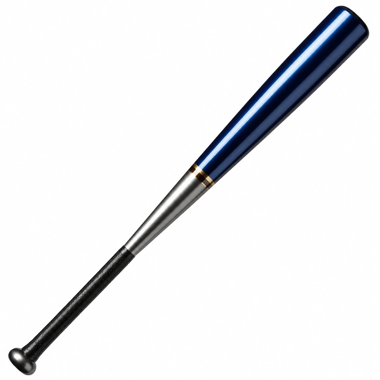 Batte de Baseball en Aluminium Bleu et Argent