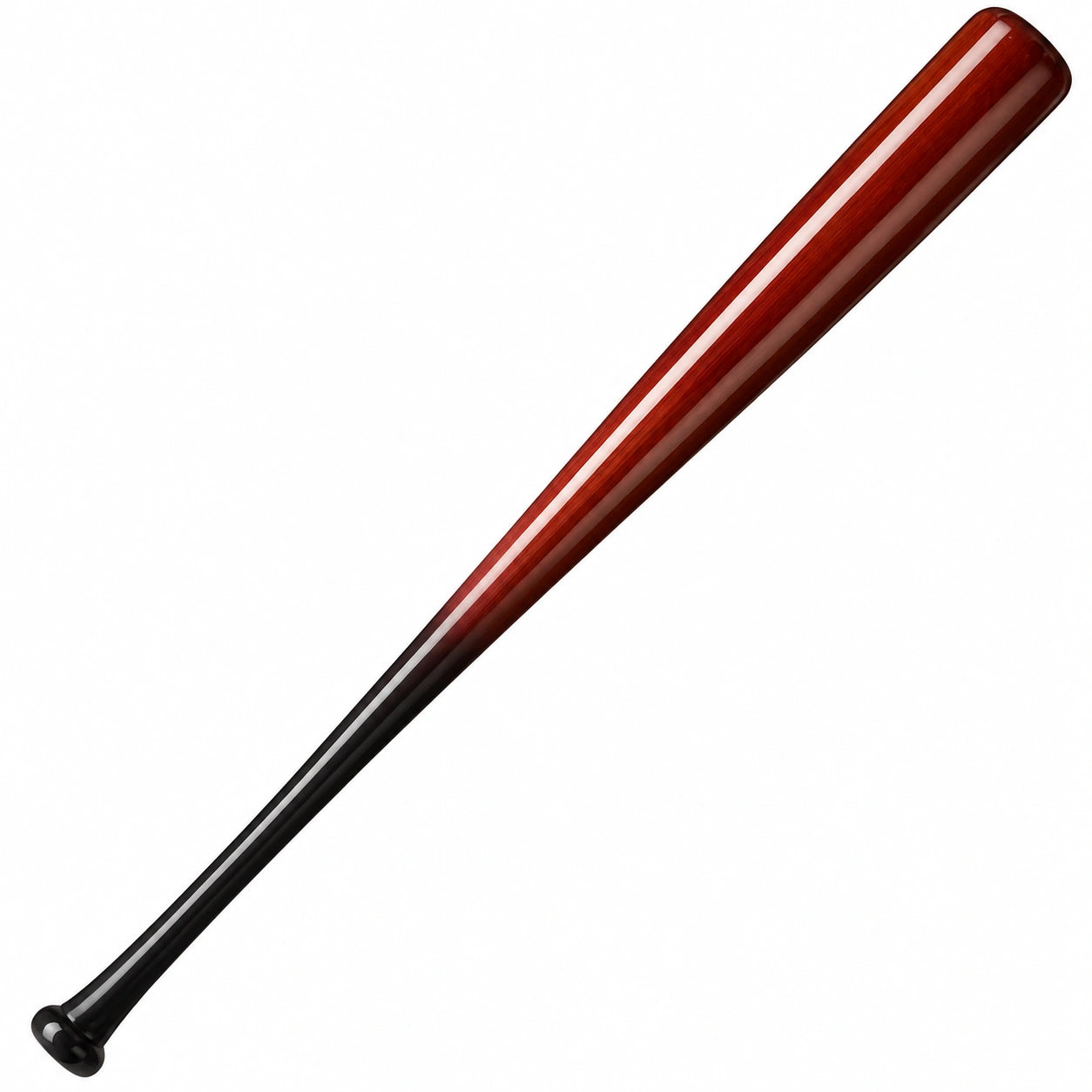 Batte de baseball rouge et noir 85 cm