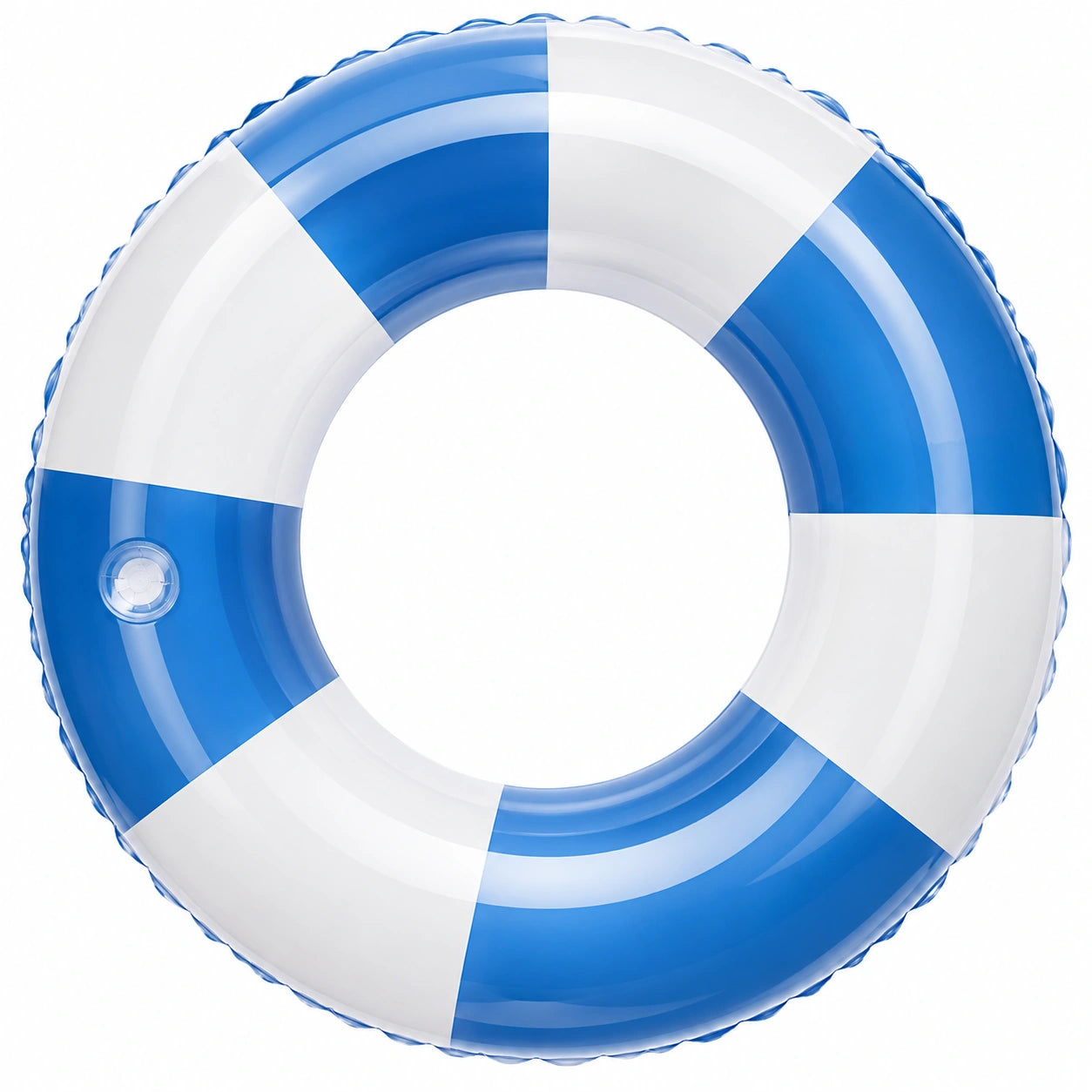 Bouée de natation gonflable 90 cm bleu et blanc