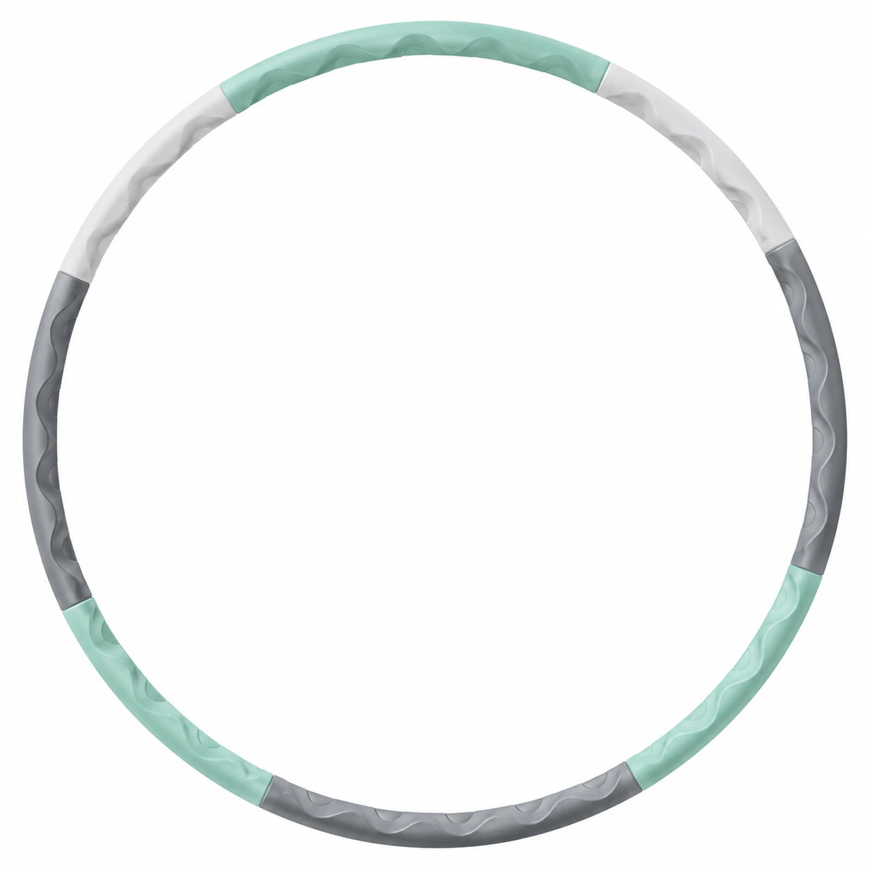 Cerceau de Fitness Détachable 100cm Vert/Gris