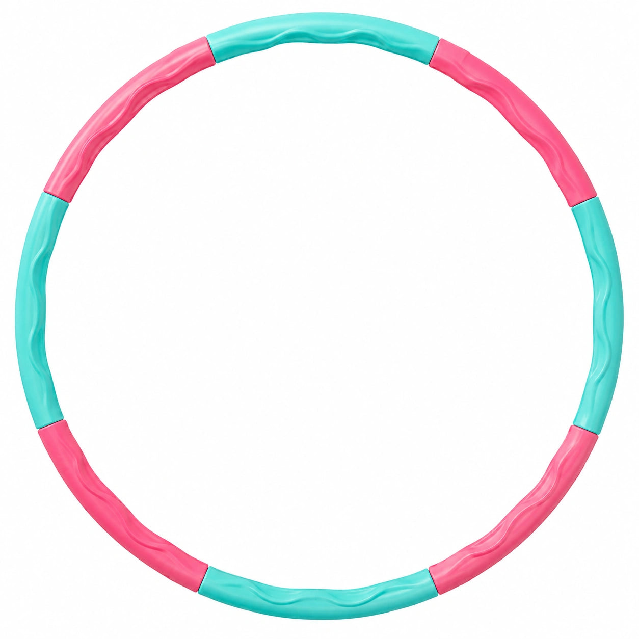 Cercle de Fitness Hula Hoop 100 cm Rose/Bleu