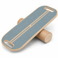 Planche d'équilibre en bois bleu avec surface antidérapante